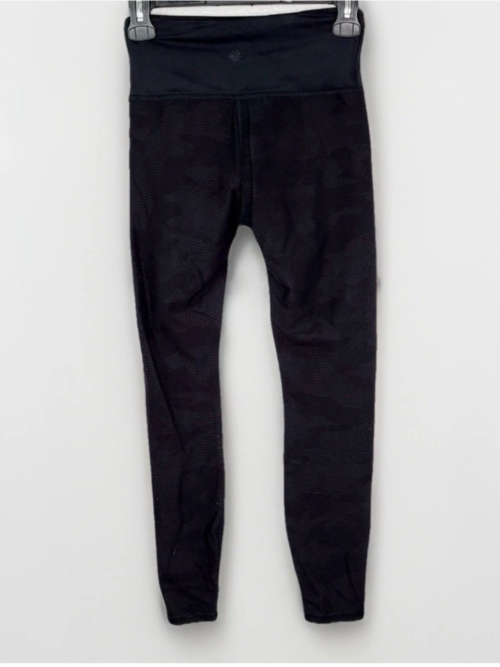 Athleta Women’s XXS Phenom Camo Black Athletic Fitness Leggings Breathable NWOT - Picture 7 of 11
